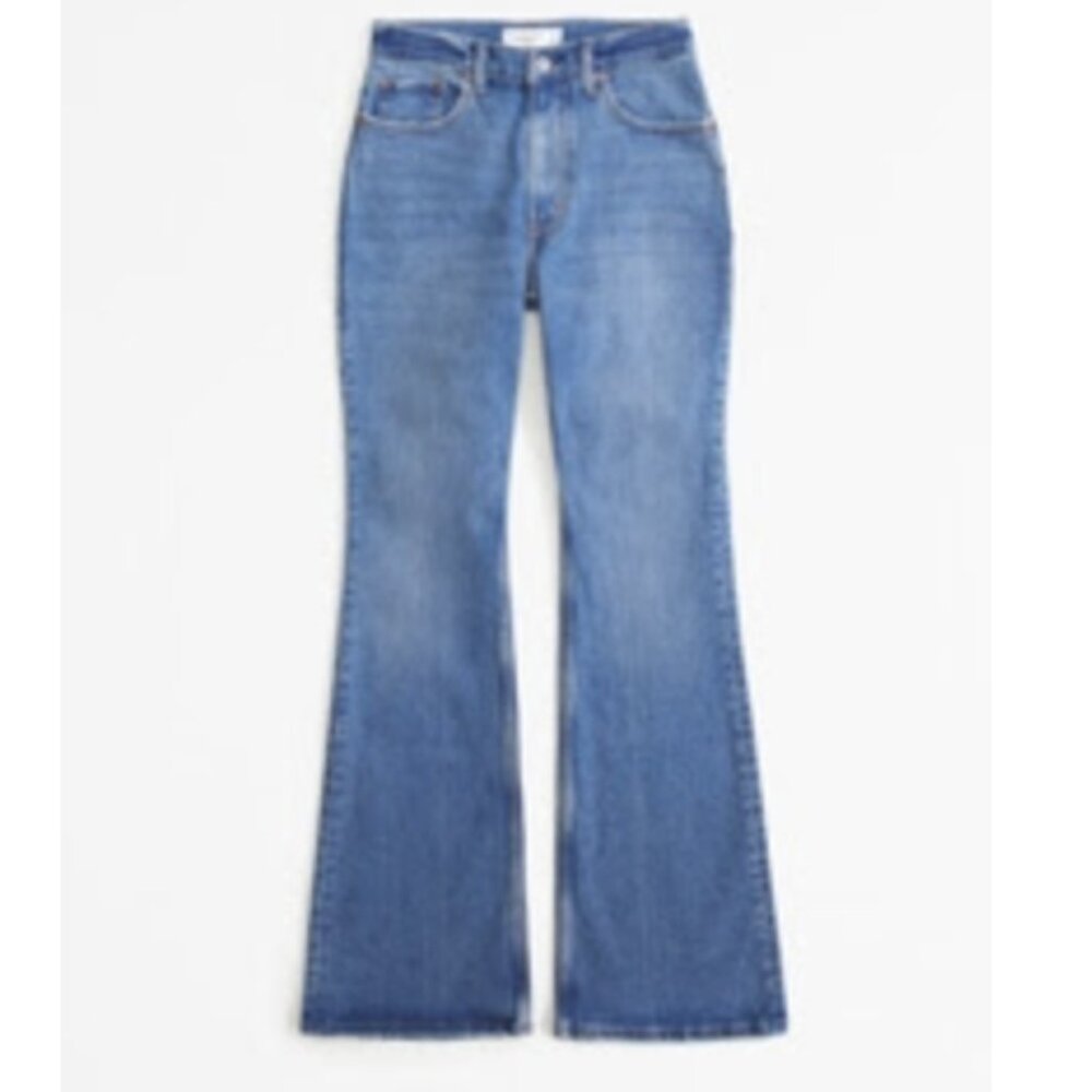 Abercrombie Women's Curve Love High Rise Vintage Flare Jean - 28/S